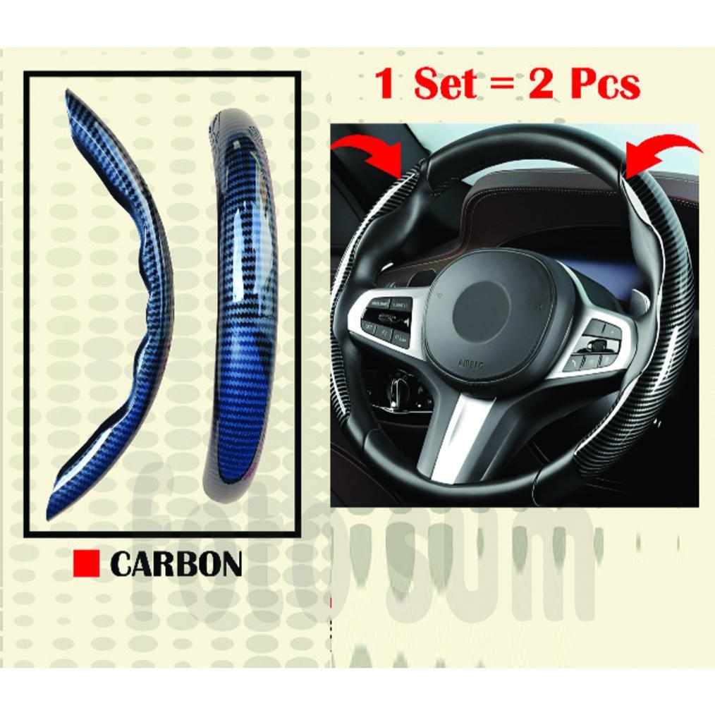 Cover Stir Mobil / Sarung Stir Mobil carbon