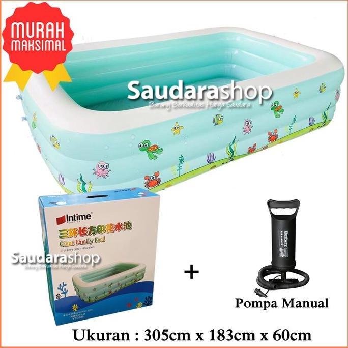 Intime YT-3305 Kolam Renang Anak [305x183x60cm] / Kolam Renang Intime