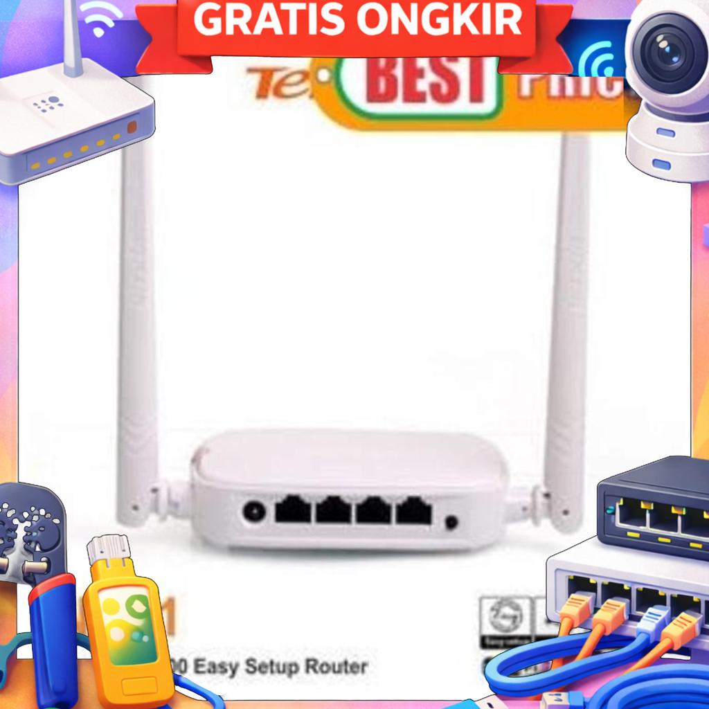 Tenda N301 Wifi Wireless Repeater Access Point 2 Antenna