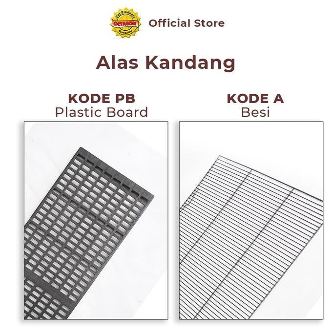 Kandang Octagon - Kandang Anjing Besar Besi Hollow | Kandang Knock Down | Kandang Hewan Jumbo (TERBA