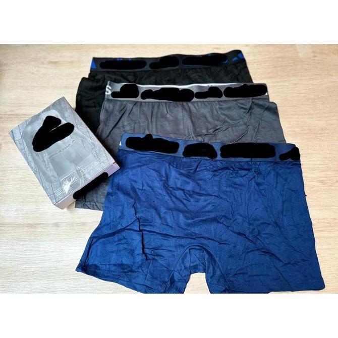 Realboy- 3 Pcs Cd Boxer Adidas / Nike / Ceka - Celana Dalam Segi Empat Pria