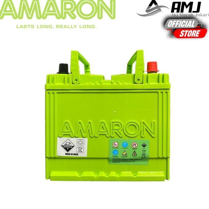 Amaron GO Aki Mobil Wuling Alvez 55D23L - 60Ah Aki Kering (TERBAIK) (TERBARU) (TERMURAH)