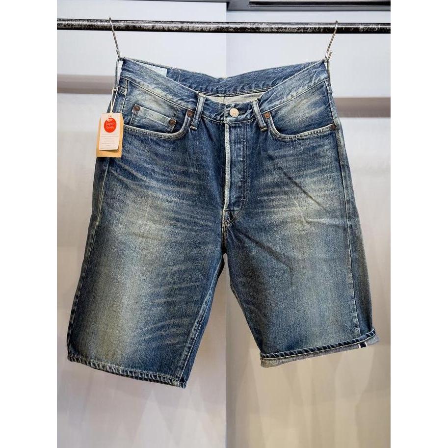 Studio DArtisan 1950s Distressed Selvage Denim Shorts murah