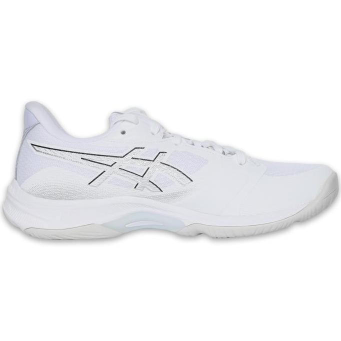 Sepatu Voli Asics Netburner Ballistic FF 4 White Pure Silver (TERBAIK) (TERBARU) (TERMURAH)