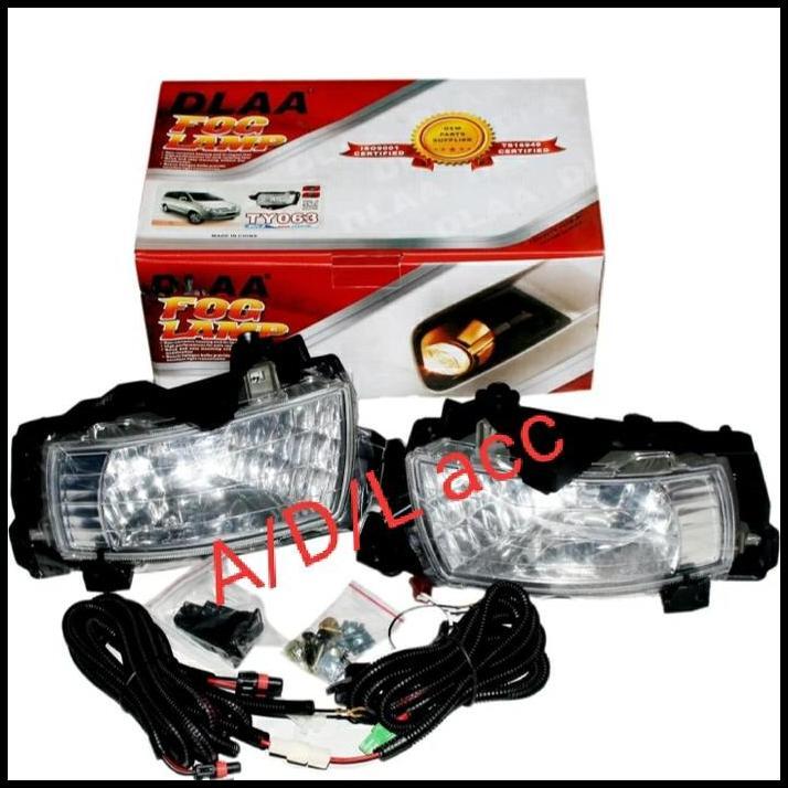 TERBARU FOGLAMP BEMPER LAMPU KABUT TOYOTA INNOVA 2015 FRAME LED 