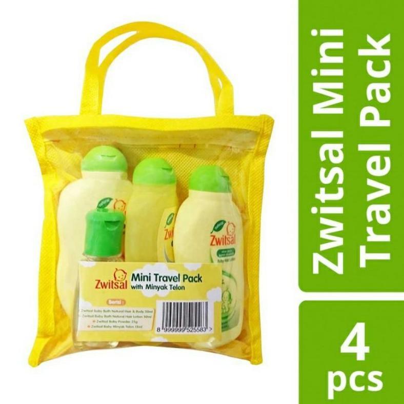 Tahan Lama [ 1 Paket ] Zwitsal Gift Set Sabun/Minyak Telon/Paket Sabun Mandi Bayi/Tas Mini Zwitsal