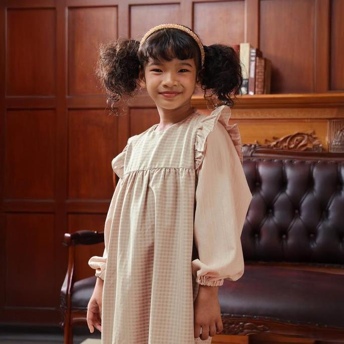 Promo Zm Zaskia Mecca - Eshal Gamis Anak Dress - Edisi Senandung Alam Cantik Kerah