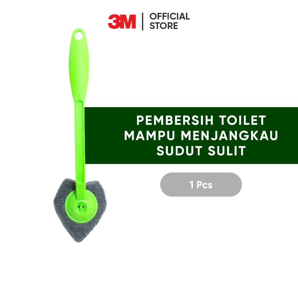 3M Scotch-Brite Sikat Toilet Kamar Mandi, Pembersih toilet mampu menjangkau sudut sulit, 1 pc, Untuk