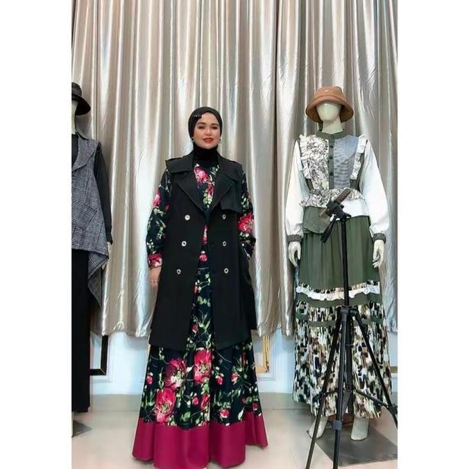 Grosir Arumi Gamis Rompi Jumbo Wanita By Ikotata