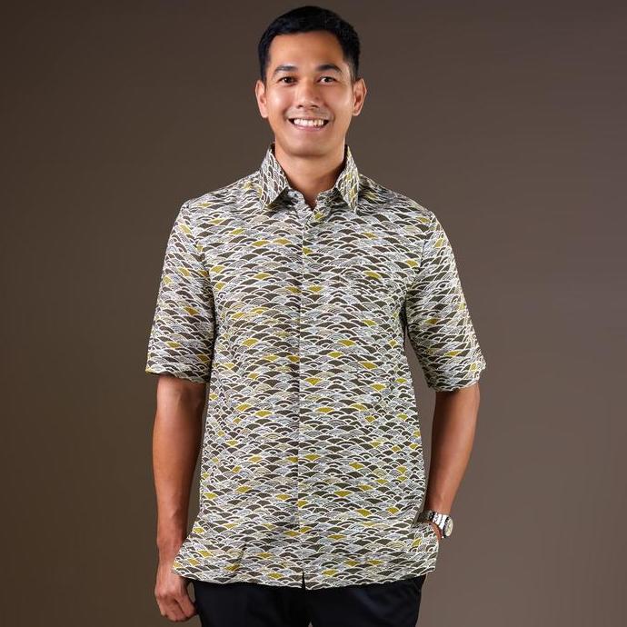 Grosir Eiger - Mandalas Kemeja Batik Pria Premium Lengan Pendek