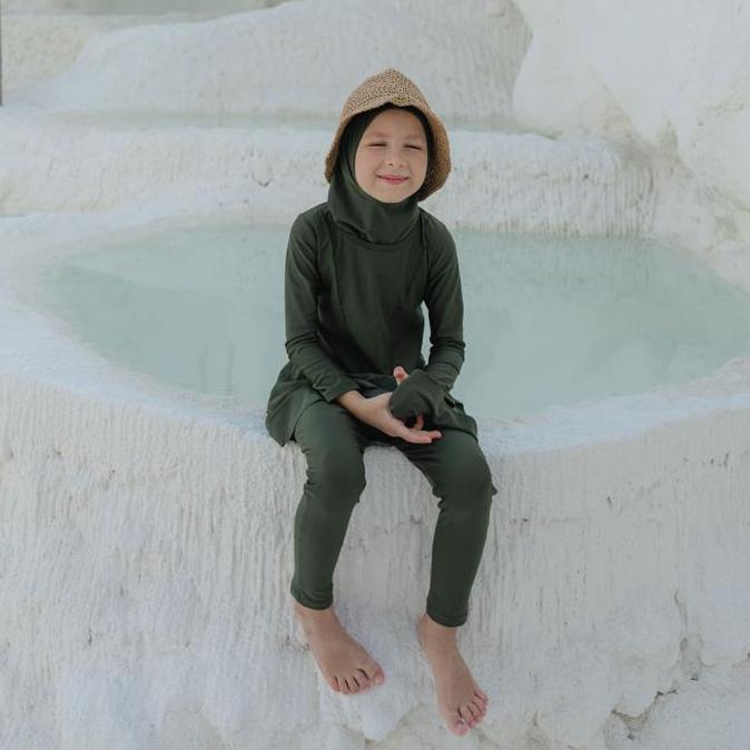 Lee Vierra Layla Burqini Kids, Baju Renang Muslim Anak (TERBAIK) (TERBARU) (TERMURAH)