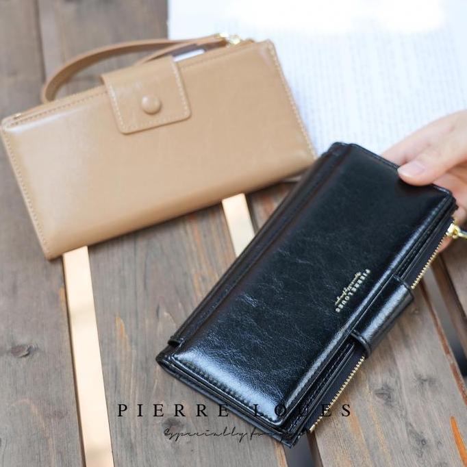 Dompet Panjang Wanita Kulit Microfiber PIERRE LOUES Inori Wallet