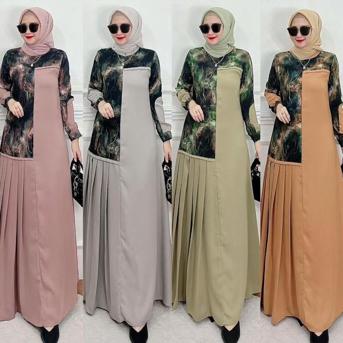 Sale Gamis Adisha Terbaru / Adisha Fashion / Gamis Nazifa