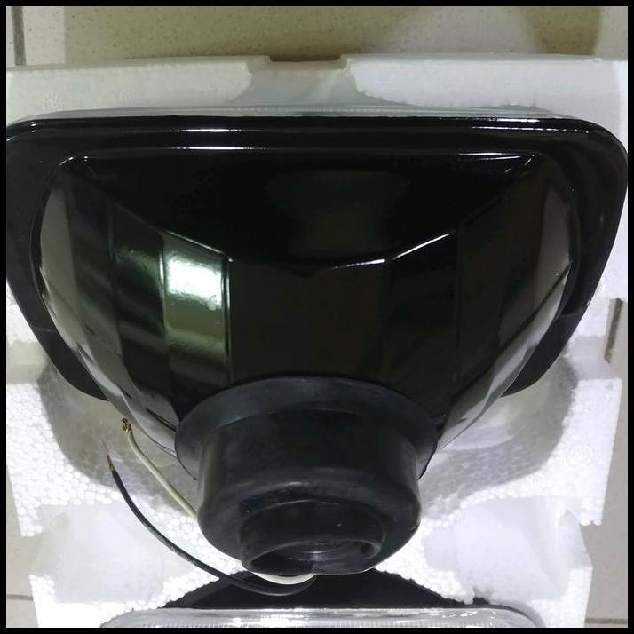 HOT DEAL LAMPU HEADLAMP DEPAN MOBIL H4 KRISTAL CRISTAL KOTAK 7 INCHI UNIVERSAL 