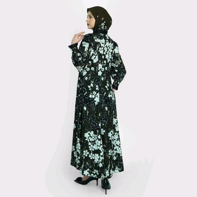 Sale [New] A4138 - Abaya Hikmat Fashion Original Set Hijab