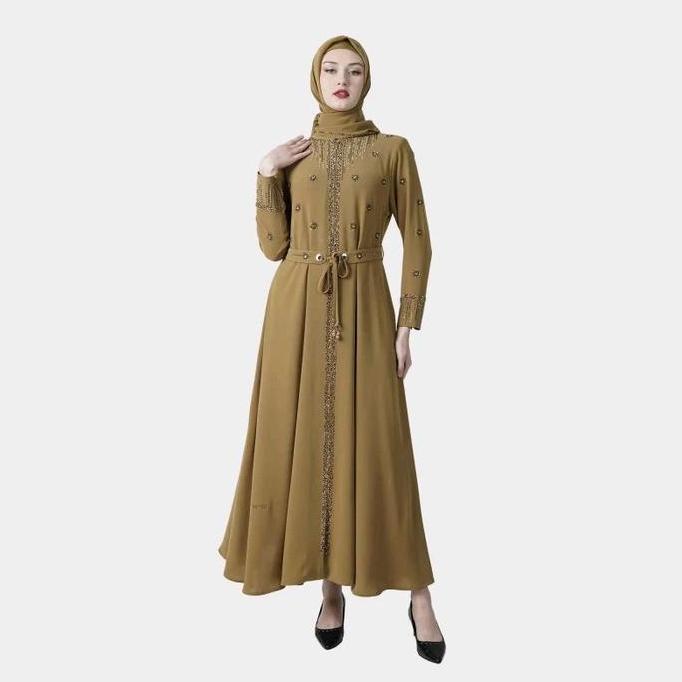 Sale A3099 - Abaya Hikmat Fashion Original Set Hijab