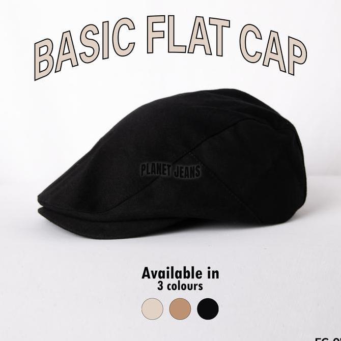 Topi Newsboy Twill Peaky Blinders , Sutradara Flatcap Basic - FC07 Planet Jeans