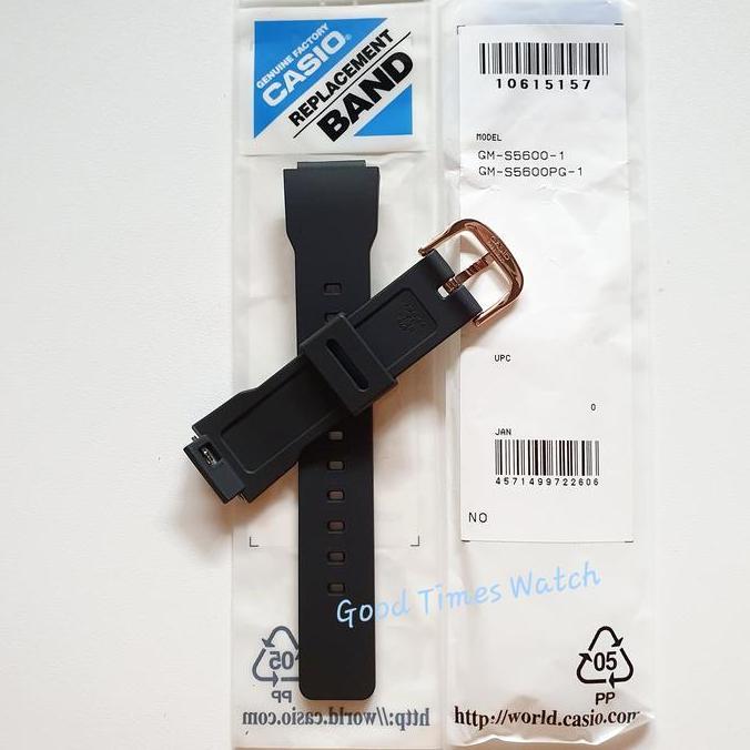 STRAP G-SHOCK GM-S5600-1 GM S5600 GM S5600PG CASIO ORIGINAL