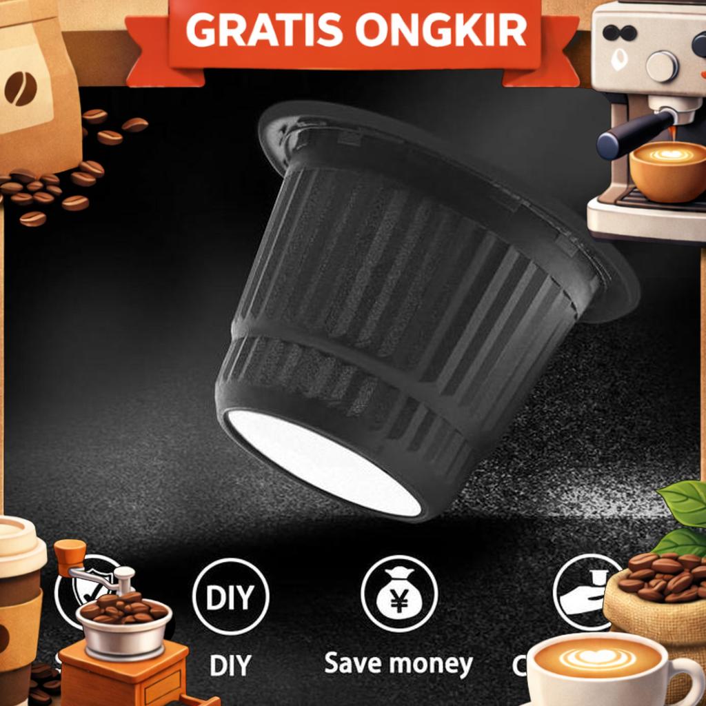 Icafilas Nespresso Capsule Disposable Coffee Pod Kapsul Kopi