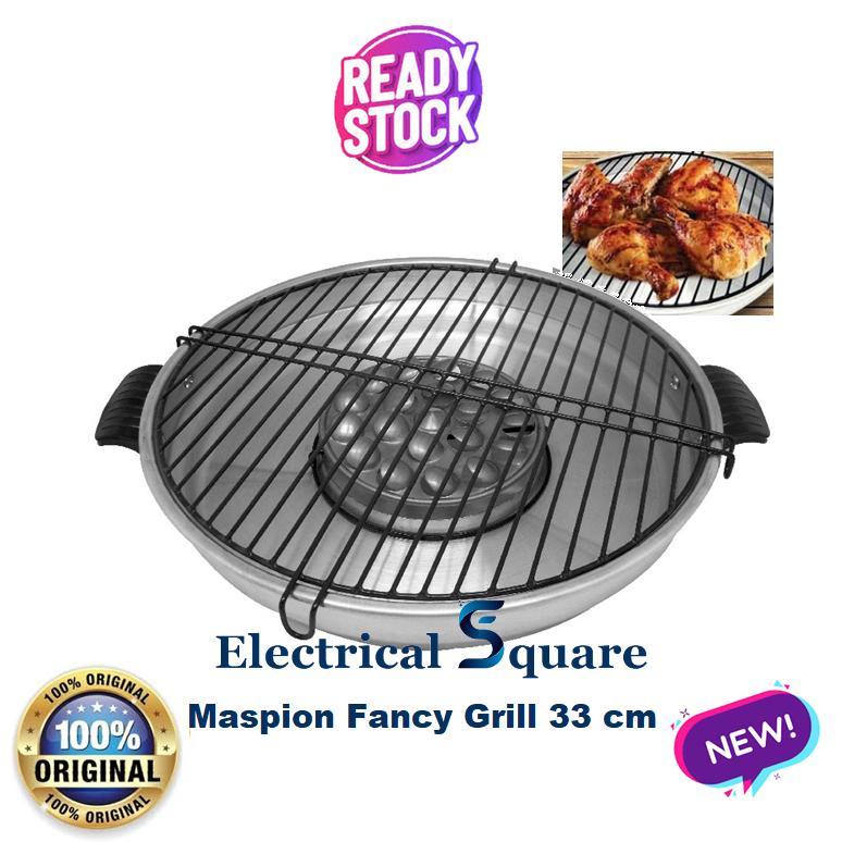 TERBARU Maspion Fancy Grill 33 cm Alat Panggang Serbaguna - Panggangan Pemanggang Serba Guna Origina