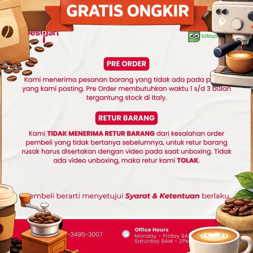 Complete Portafilter Double Spout Mesin Kopi La Marzocco