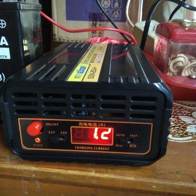 Cas Aki Charger Accu charge accu 12v 24v SOUER 20A 20 A otomatis