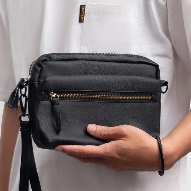 GUTEN INC - SLINGBAG LEATHER FREO TAS SELEMPANG PRIA KODE 816