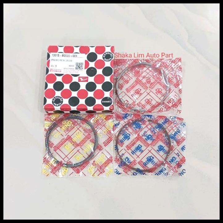 DISKON RING SET PISTON SEHER AVANZA RUSH TERIOS GRANMAX LUXIO OVERSIZE 0.50 13013 - BZ020 - 001 ORIG