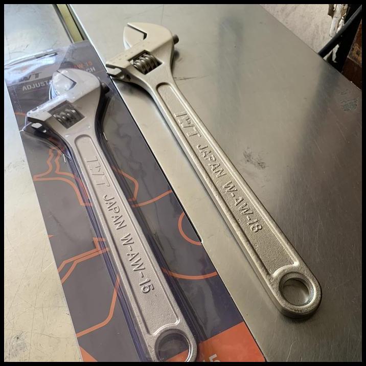 TERMURAH KUNCI INGGRIS IWT 15 18 INCH SATIN CHROME VANADIUM JAPAN SATUAN 