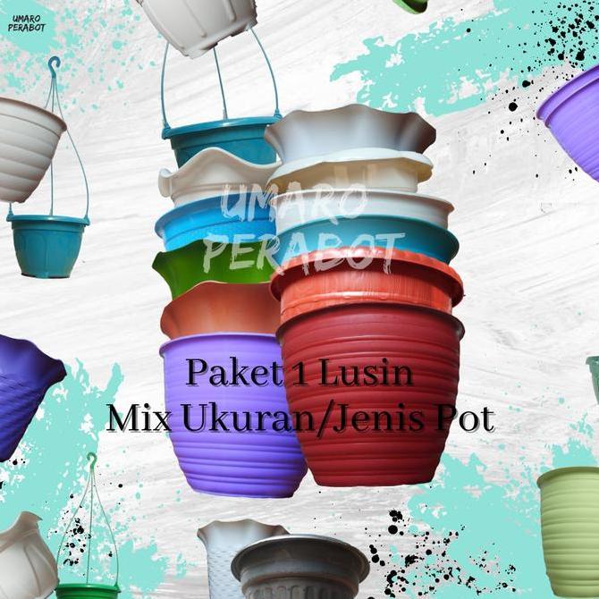 Paket Mix Pot 1 Lusin Umaro Perabot