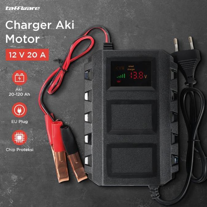 Taffware Charger Aki Mobil Intelligent Battery Charger 12V 20A - KC-20A