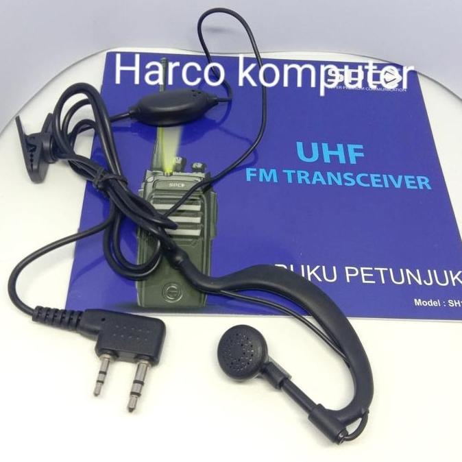 TERBARU Headset Earphone HT Handy Talkie Walkie Talkie SPC Sh10