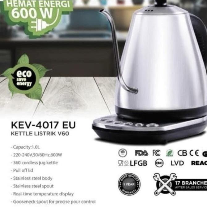 Kettle Leher Angsa Listrik Mayaka / Electric Kettle Gooseneck Mayaka