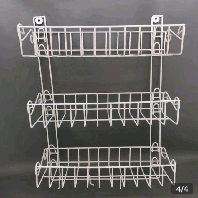 rak bumbu serbaguna /rak dapur/rak. kamar mandi. Besi Anti Karat