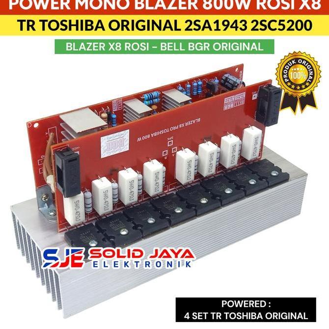 Newall-- Kit Power Blazer X8 800W Rosi Mono Tr For Toshiba Asli Jepang Japan 2Sa1943 2Sc5200 800 W W