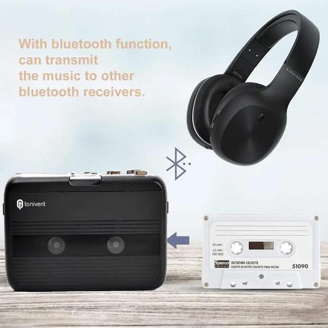Promo Kaset Tape Walkman Cassette Player Bluetooth Fm Radio