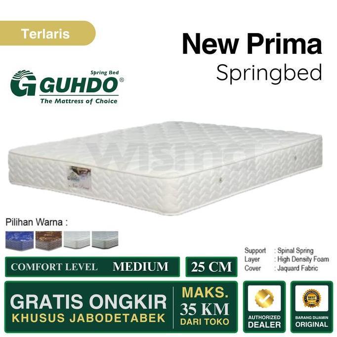 Allo- Kasur Springbed Guhdo New Prima T25 [Kasur Saja] 90X200 100X200 120X200 140X200 160X200 180X20