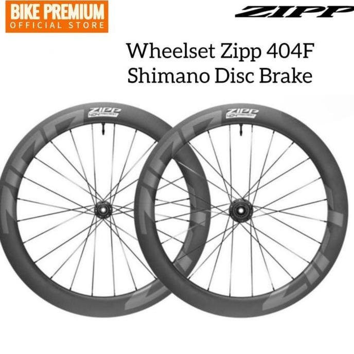 TERBARU Zipp 404F Firecrest Shimano Disc Brake Tubeless Wheelset Sepeda Carbon BISA GRAB