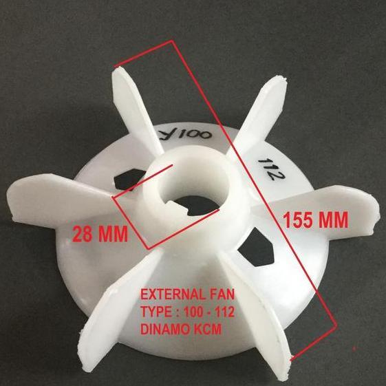 Powerx- Y100 112 - Kipas Dinamo - Kipas Motor - Kipas Pendingin - External Fan