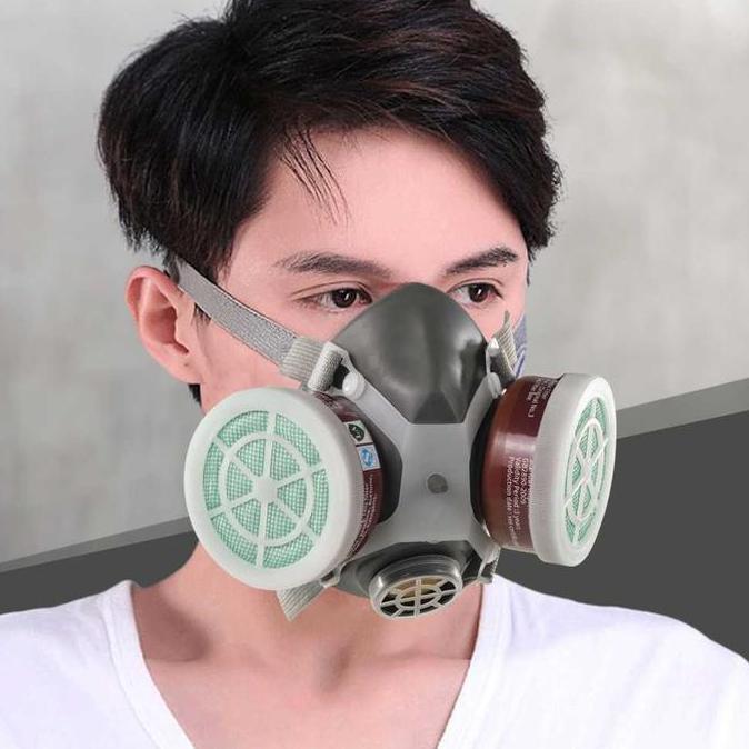 Sefline- Masker Buff Anti Debu Dan Polusi Masker Industri Cat Maker Kimia