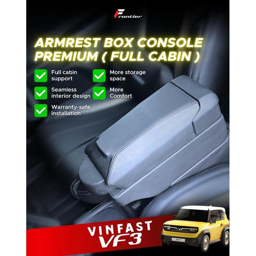 Kafegonzel - Aksesoris accessories Armrest Box Console tengah Vinfast VF3 fit Full/Plug and Play