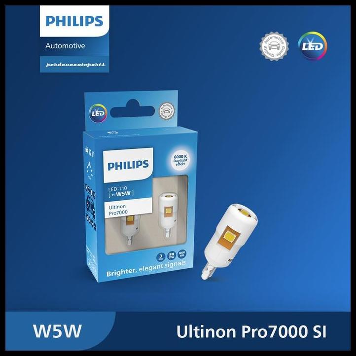 TERMURAH BOHLAM LED DRL OUTLANDER SPORT T10 ASLI PHILIPS ULTINON 4000K 6000K 8000K 