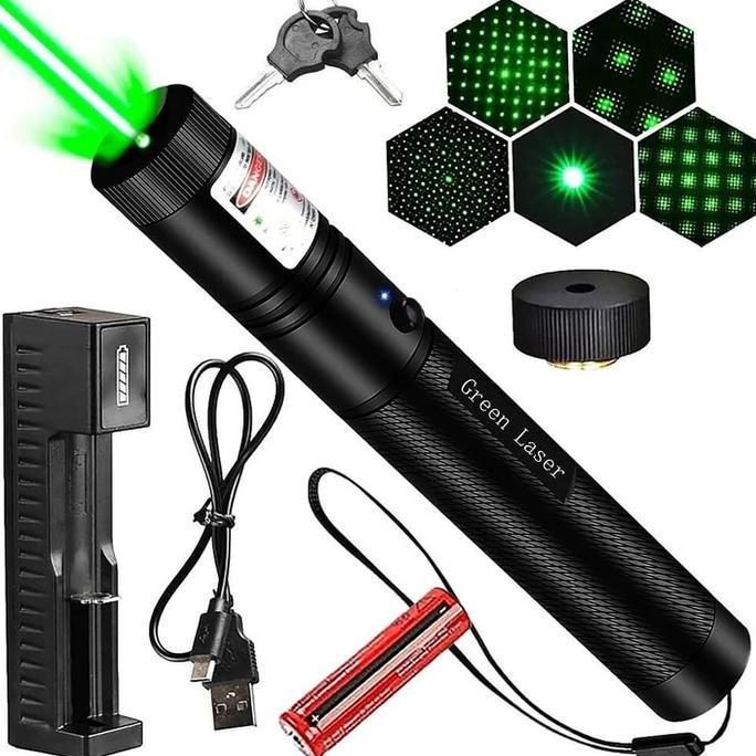 GKJ_MENOR - LASER POINTER HIJAU SET / GREEN LASER POINTER 303 / LASER HIJAU POINTER / LASER POINTER 