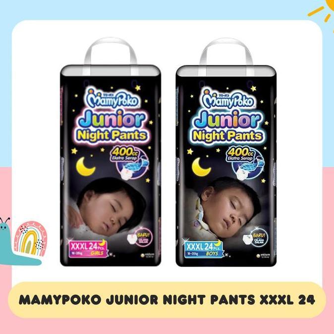 Bybd- Mamypoko Junior Night Pants Celana Popok Xxxl 24 Xxxl24 Xxxl12