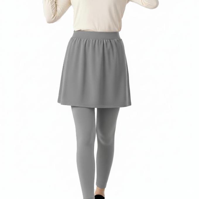 Promo  Legging Rok Spandek/ Legging Senam / Celana Legging Panjang Rok Bahan Spandek