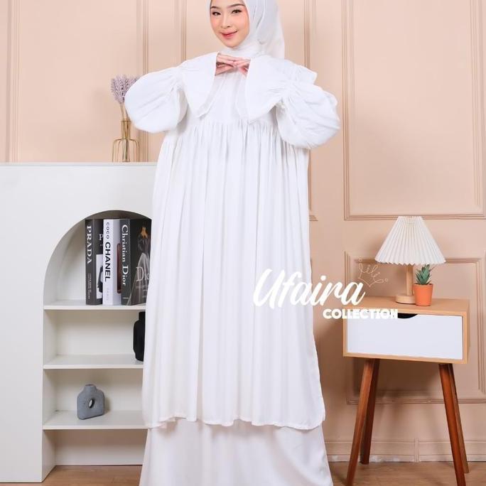 Cantek- Ufaira Shop ~ Haliza Set Malay Setelan Rok Dan Tunik + Bross