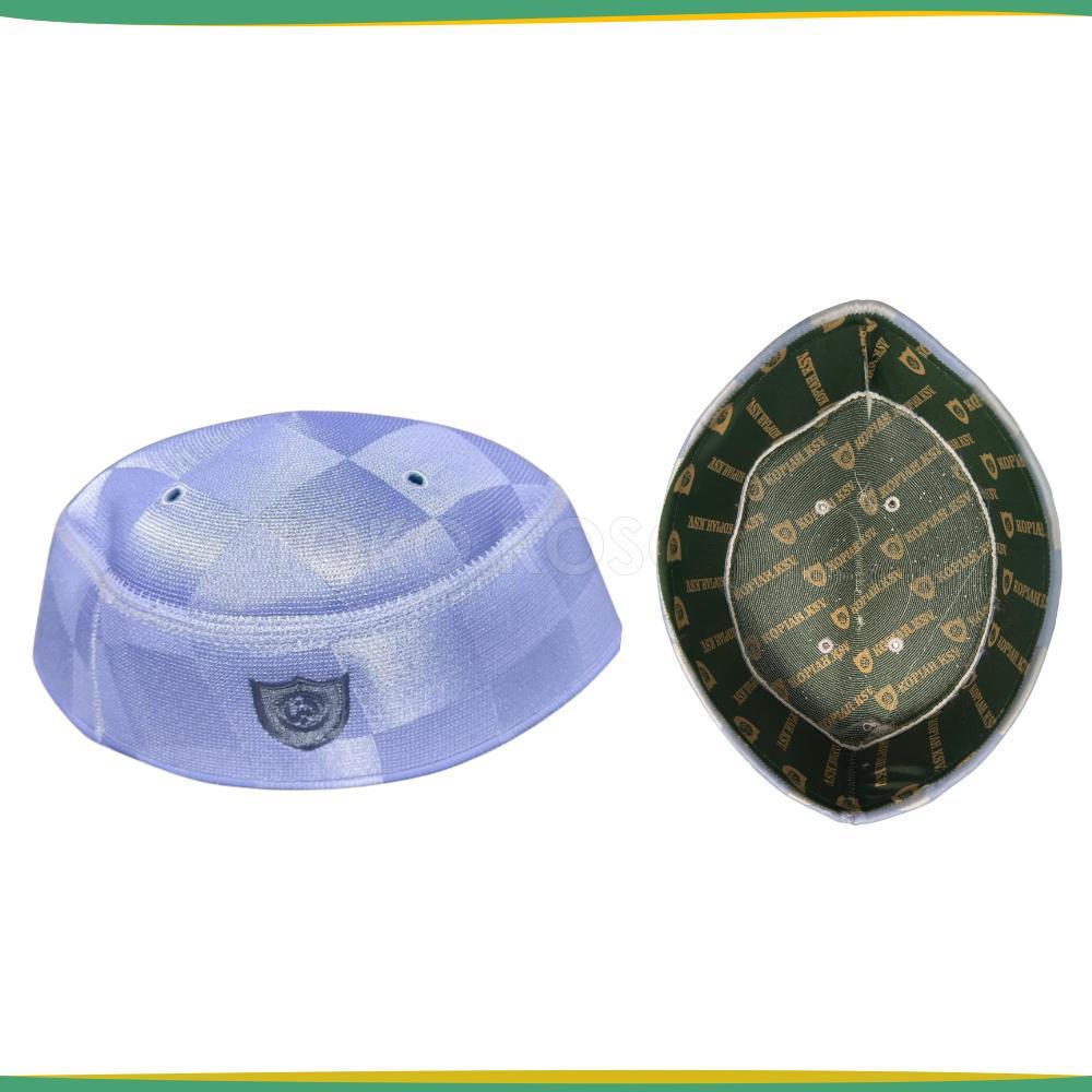 Peci Malaysia Motif Catur A5, Kopiah Haji Pria Malaisia Putih Hitam Dewasa Anak Laki Laki Kopyah Ori