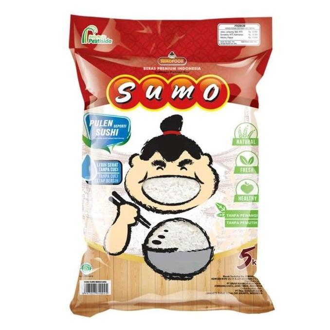 beras sumo 5kg/3kg murah pulen seperti sushi Food Rice