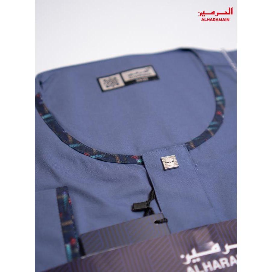 Murah Al Haramain Jubah / Gamis Pria Remaja & Dewasa Premium (Igh 005) | Biru Gelap | Toska | Abu Tu