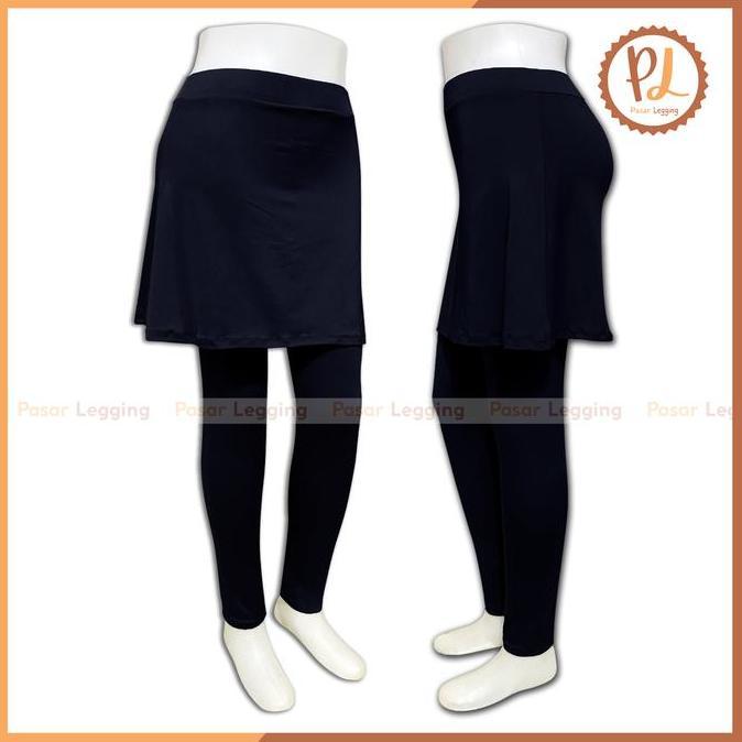 Unik Legging Rok Spandek / Legging Rok / Legging Senam / Celana Legging Panjang Rok Bahan Spandek